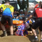 Tom Vialle stürzte im zweiten Lauf von Millville