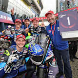 Das siegreiche Team in Le Mans