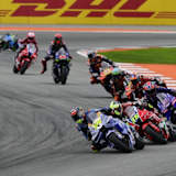 Das MotoGP-Fahrerfeld beim Saisonfinale in Valencia