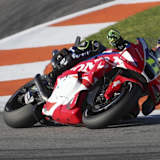 Diogo Moreira beim Test auf seiner neuen Honda