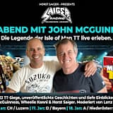 Ein Abend mit Saiger, McGuinness, „Wheelie Konnie“ und Lenz Leberkern