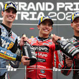 Fermin Aldeguer, Marc Marquez und Marco Bezzecchi beim Österreich-GP