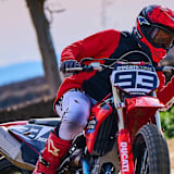 Marc Marquez bei seiner vorweihnachtlichen Flat-Track-Einheit