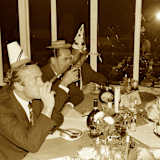 Früher wurde vor einem Rennen auch mal tüchtig gefeiert