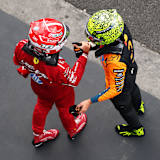 Charles Leclerc und Lando Norris