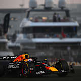 Max Verstappen in Abu Dhabi