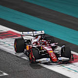 Charles Leclerc auf dem Yas Marina Circuit von Abu Dhabi