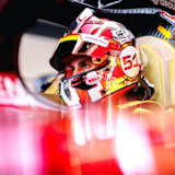 Antonio Giovinazzi im Cockpit des Ferrari 499P