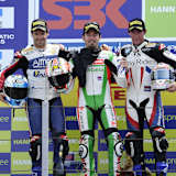 Das Podium von Misano 2010 ging in die Geschichte ein