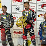 Die Top-3 (v.l.): Norick Blödorn, Nicki Pedersen und Jakub Jamrog