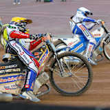 Bjarne Pedersen (gelb) fuhr viele Jahre Grand Prix