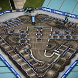 Die US Supercross-Meisterschaften beginnen im Angel Stadium von Anaheim (Kalifornien)