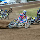 Stephan Katt (vorne links) siegte in Hechthausen vor dem Briten Charley Powell (rechts)