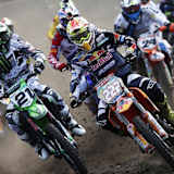 Paulin (21) und Cairoli (222) im Sand von Valkenswaard