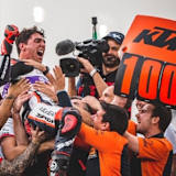 KTM durfte in Doha dank Albert Arenas den 100. Road Racing-GP-Sieg feiern