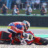 Alvaro Bautista lag mehrfach auf der Nase