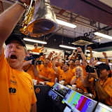 McLaren-CEO Zak Brown war aus dem Häuschen, als das Team in Abu Dhabi die Konstrukteursmeisterschaft gewann