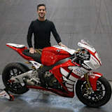 Simon Andrews präsentiert seine RAF Reserves Honda