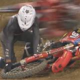 Paul Haberland stürzte am Sonntag im ersten Rennen