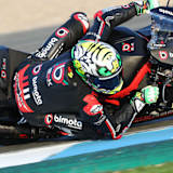 Axel Bassani zeigt auf der Bimota starke Leistungen