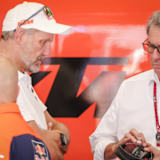 Heinz Kinigadner (li.) mit KTM-Chef Stefan Pierer