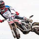 Trey Canard auf Hondas E-Crosser
