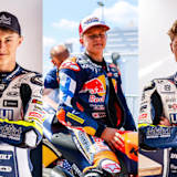 Das JuniorGP-Trio des Intact GP Teams: Jakob Rosenthaler, Rico Salmela und Leo Rammerstorfer