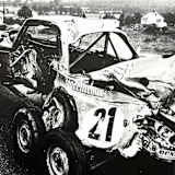 Ende einer hoffnungsvollen Karriere: In diesem Wrack starb Hans Peter Joisten 