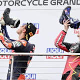 Jose Antonio Rueda und Joel Kelso hatten ihren Spaß auf Phillip Island