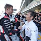 Nico Hülkenberg und Ayao Komatsu