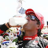 Juan Pablo Montoya und die Siegermilch