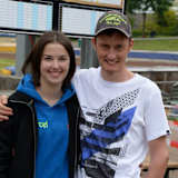 Marcel Helfer mit Freundin Selina