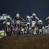 Am Vorsaisonrennen in Newcastle gleich vom Start weg vorne dabei: Taddy Blazusiak (42) auf Stark Varg