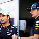 Sergio Pérez und Max Verstappen