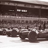 Vier Österreicher in Startreihe 1: Huber, Marko, Quester, Rojkowski (von rechts nach links)