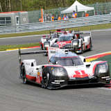 Der Porsche 919 Hybrid lag in Spa vor dem Le-Mans-Toyota