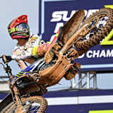 Haiden Deegan gewann in Concord das erste Playoff