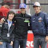 Kenan Sofuoglu (Mitte) mit seinem Schützling Toprak Razgatlioglu