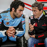 Danilo Petrucci mit Teammanager Guidotti