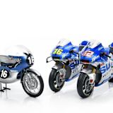 Das Original von 1962 und das neue Suzuki-MotoGP-Design für 2020