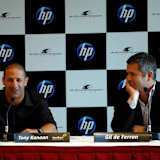 Tony Kanaan mit seinem neuen Chef