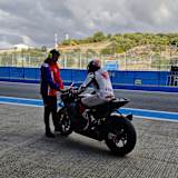 Jonathan Rea erstmals auf der Honda Fireblade