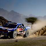 Ford Raptor-Pilot Mattias Ekström lag beim Prolog der Rallye Dakar vorne