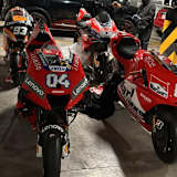 Die 62 Motorräder große Sammlung beinhaltete auch viele MotoGP-Bikes