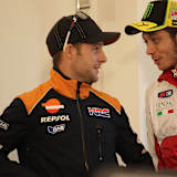 MotoGP 2012: Jonathan Rea im Gespräch mit Valentino Rossi