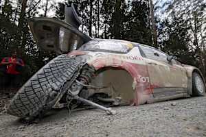Der «lädierte» Citroën von Kris Meeke