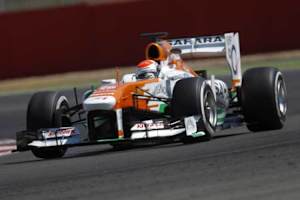 Adrian Sutil zeigte, was er und sein Auto können