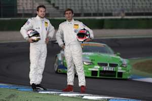 Die GT Masters-Sieger Margaritis und Lunardi