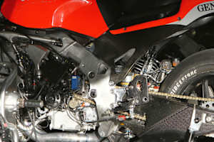 Die erste Version des Ducati Alu-Chassis