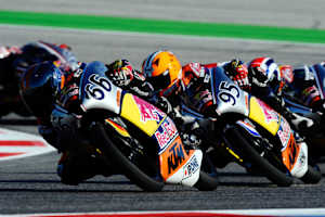 Die Titelrivalen: Florian Alt (#66) und Scott Deroue (#95)